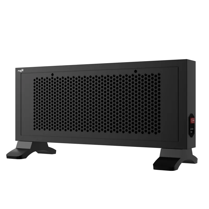 Încălzitor de grafen cu infraroșu portabil negru