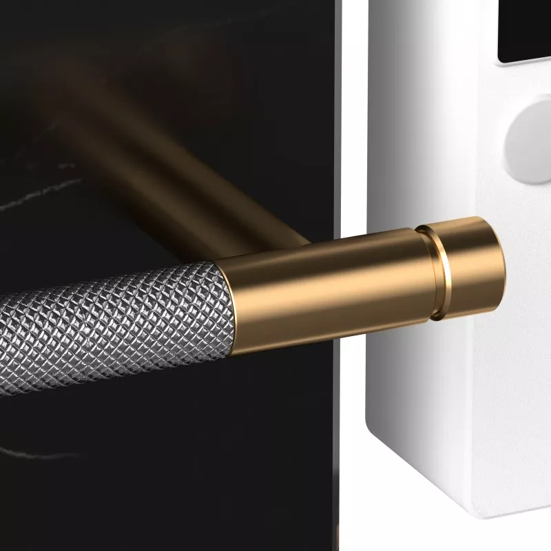 Grafene inteligente din sticlă alb -prosop alb