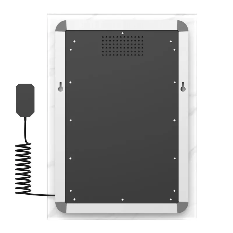 Grafene inteligente din sticlă alb -prosop alb